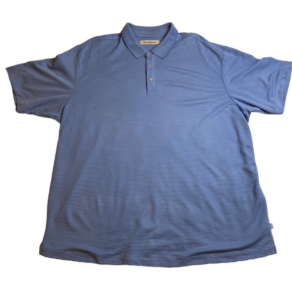 Tommy Bahama Other - Tommy Bahama Blue Short Sleeved Collared Polo Shirt